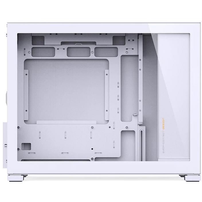 A large main feature product image of Jonsbo D32 Glass 24L Compact mATX Case (White)