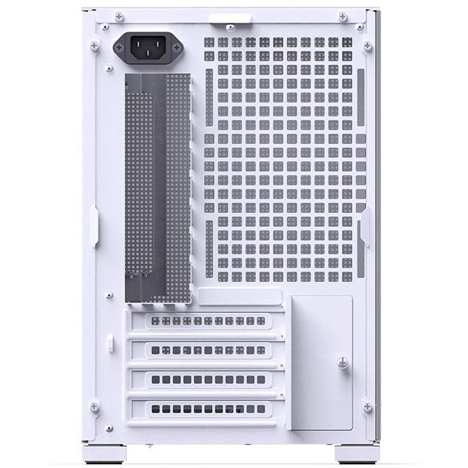 A large main feature product image of Jonsbo D32 Glass 24L Compact mATX Case (White)
