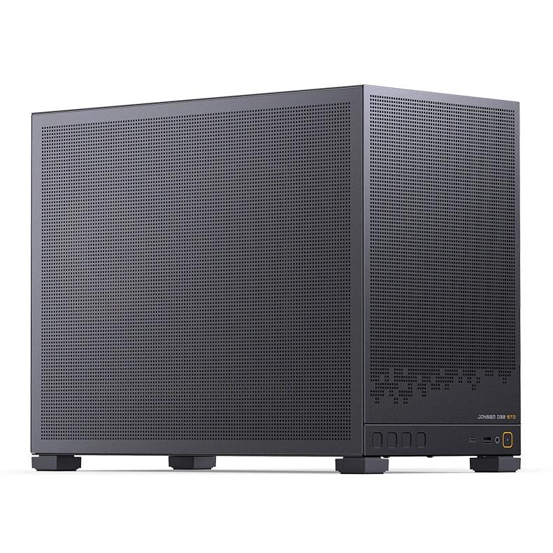 A large main feature product image of Jonsbo D32 Mesh 24L Compact mATX Case (Black)