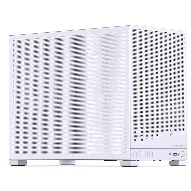 A large main feature product image of Jonsbo D32 Mesh 24L Compact mATX Case (White)