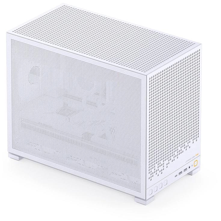 A large main feature product image of Jonsbo D32 PRO Mesh 24L Compact mATX Case (White)