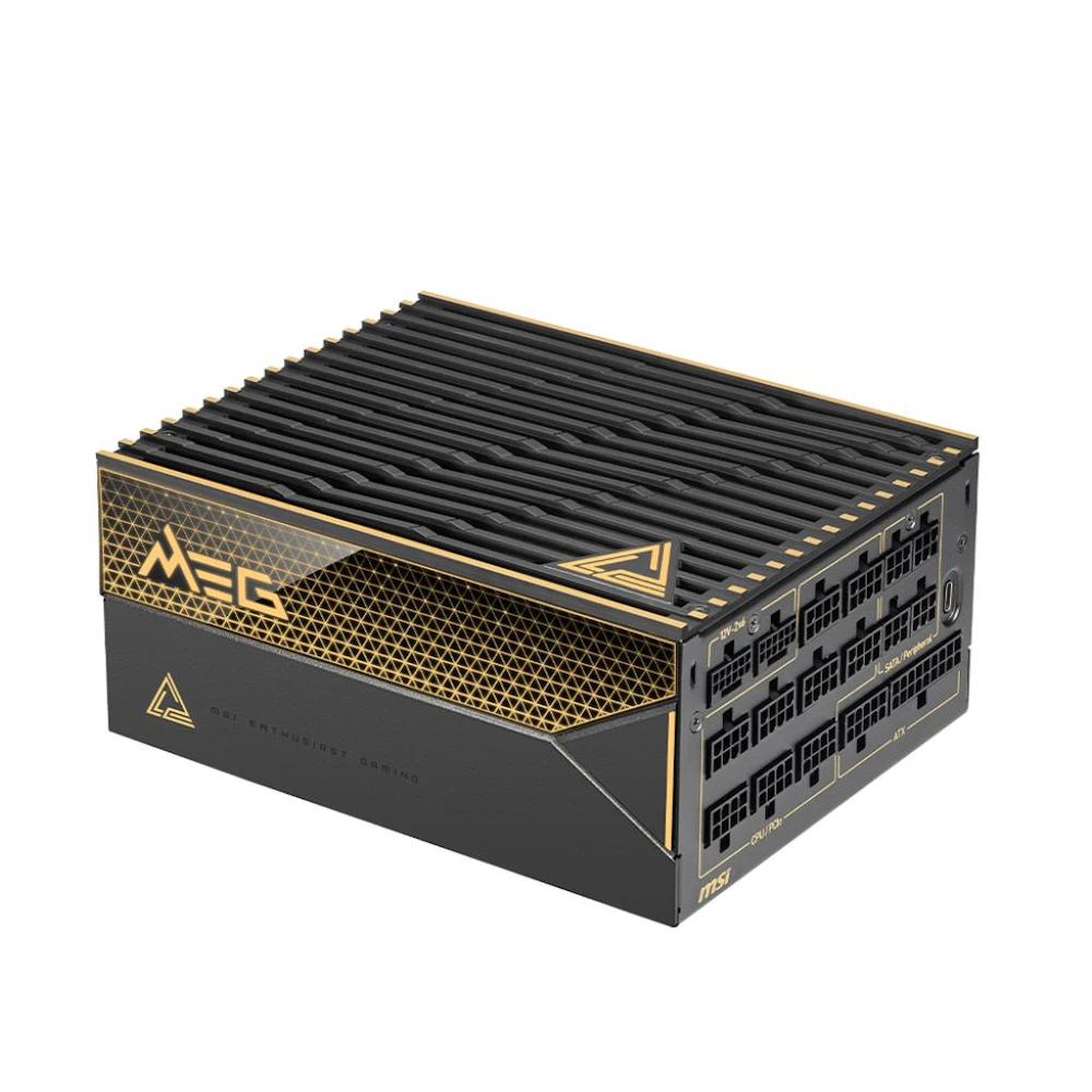MSI MEG Ai1600T - 1600W Titanium PCIe 5.0 ATX Modular 15A PSU