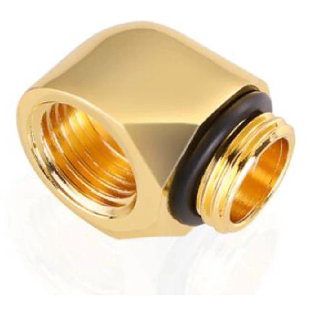 Bykski G1/4" Compact 90 Degree Fitting (Gold)