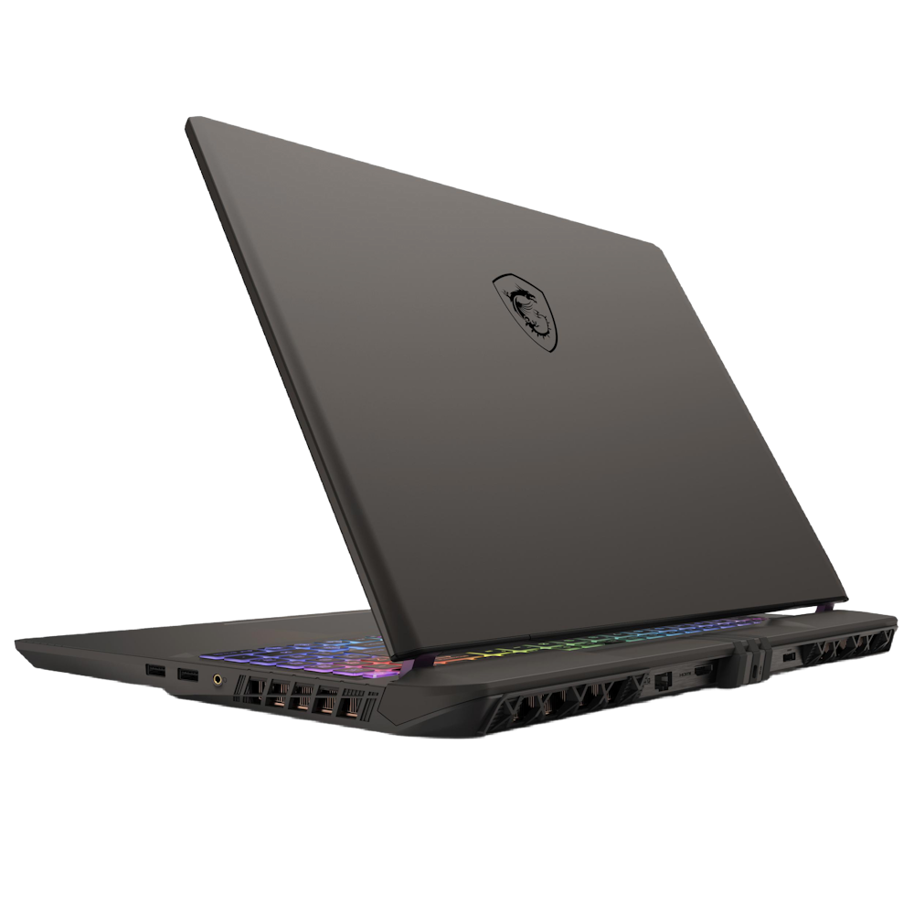 A large main feature product image of MSI Vector 16 HX AI (A2XW) - 16" 240Hz, Ultra 7 255HX, RTX 5070 Ti, 32GB/1TB, Win 11 Gaming Notebook