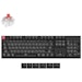 A product image of Keychron K10v2 - QMK White Backlit Wireless Mechanical Keyboard - Black (Red switch)
