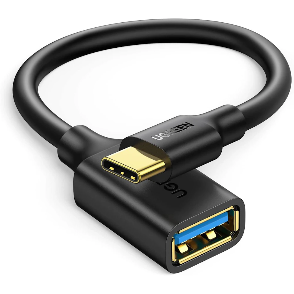 UGREEN USB 3.1 Gen 1 Type-C Male to USB 3.0 Type-A Female Adapter Cable (15cm)