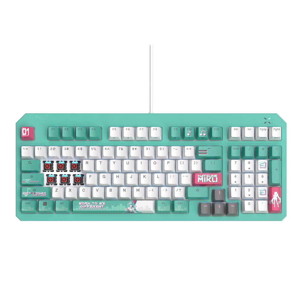 ASUS TUF Gaming K3 Gen II Mechanical Gaming Keyboard - Hatsune Miku Edition