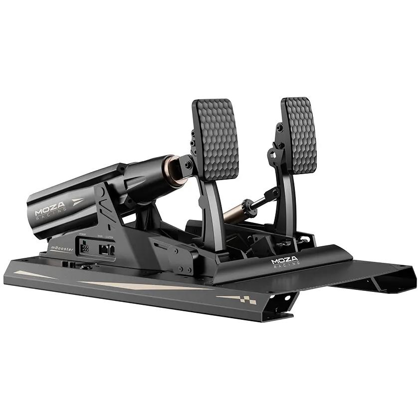 A large main feature product image of MOZA mBooster Active Pedal