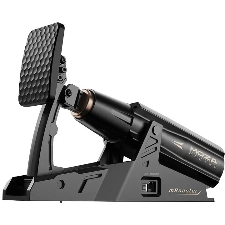 A large main feature product image of MOZA mBooster Active Pedal