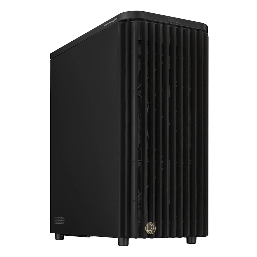 ASUS ProArt PA401 Mid Tower Case - Wood Metal Panel (Black)