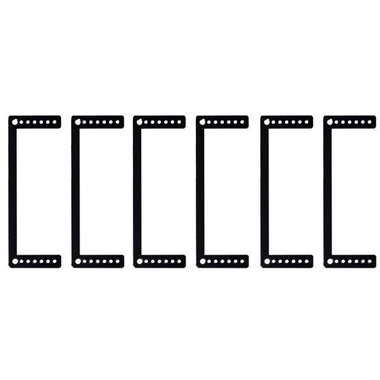 A large main feature product image of Lian Li Radiator Offset Mounting Bracket Set (6pcs)