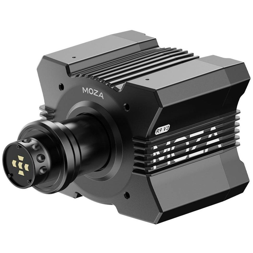 A large main feature product image of MOZA R9 V3 Direct Drive Wheel Base