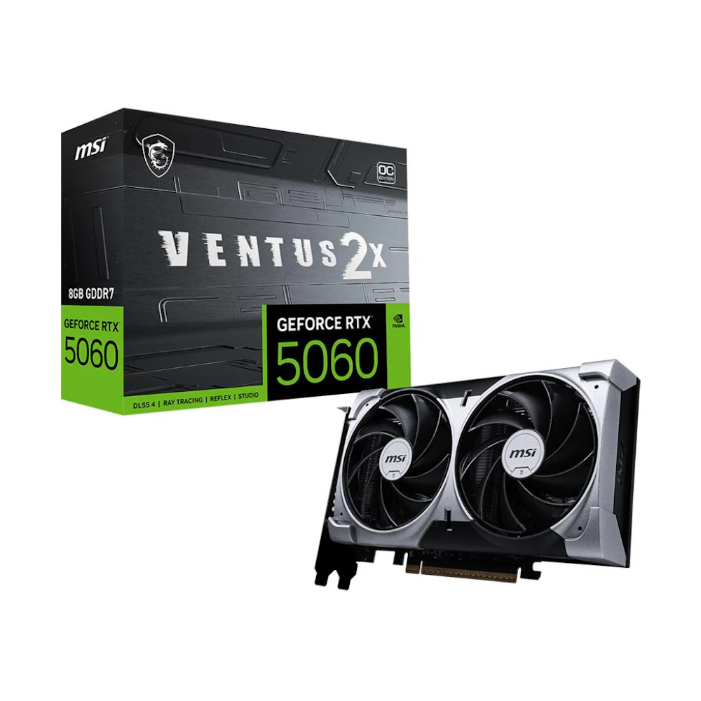 MSI GeForce RTX 5060 8GB GDDR7 VENTUS 2X OC
