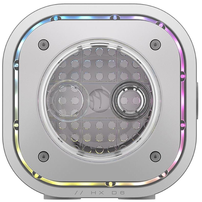 A large main feature product image of Corsair XD6 ELITE LCD RGB Pump/Reservoir Combo (White)