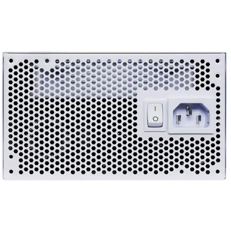 A large main feature product image of Lian Li Edge 850W Gold PCIe 5.1 ATX 3.1 Modular PSU (White)