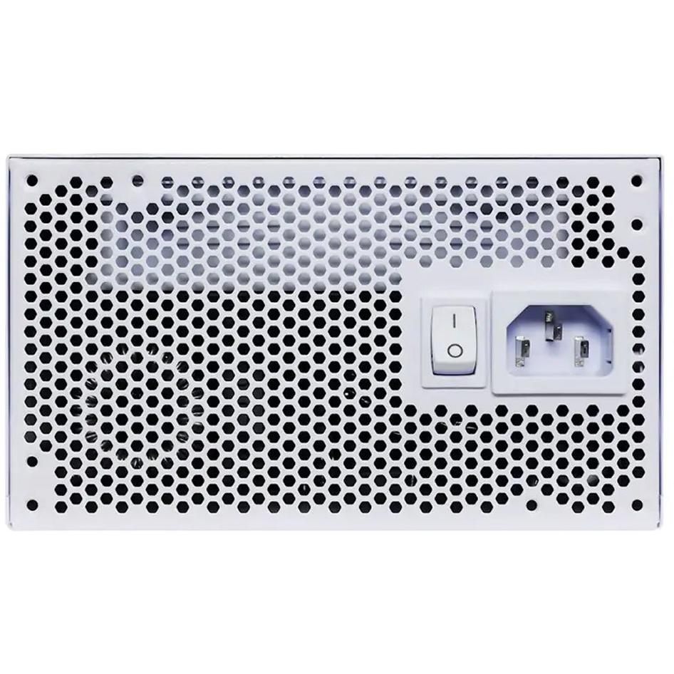 A large main feature product image of Lian Li Edge 1000W Gold PCIe 5.1 ATX 3.1 Modular PSU w/ Edge Hub (White)