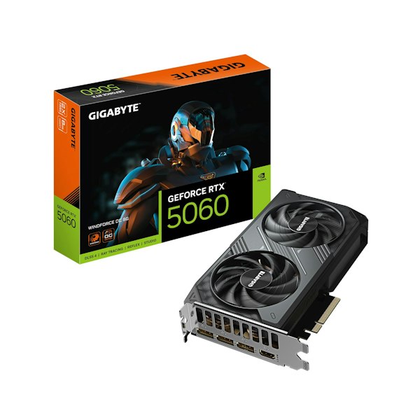 Gigabyte GeForce RTX 5060 WindForce OC 8G Graphics Card