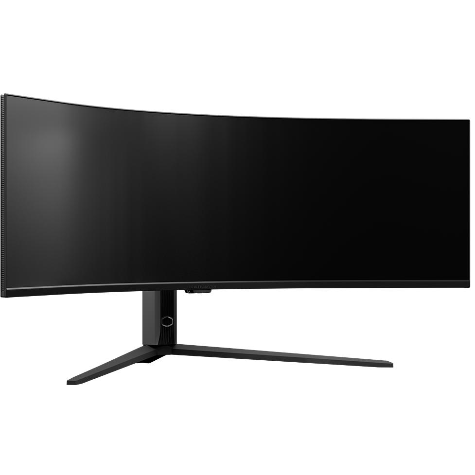 A large main feature product image of Cooler Master GP57ZS - 57" Curved Dual-4K 2160p 120Hz VA Monitor