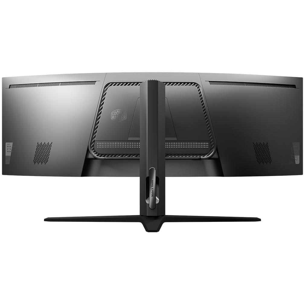 A large main feature product image of Cooler Master GP57ZS - 57" Curved Dual-4K 2160p 120Hz VA Monitor