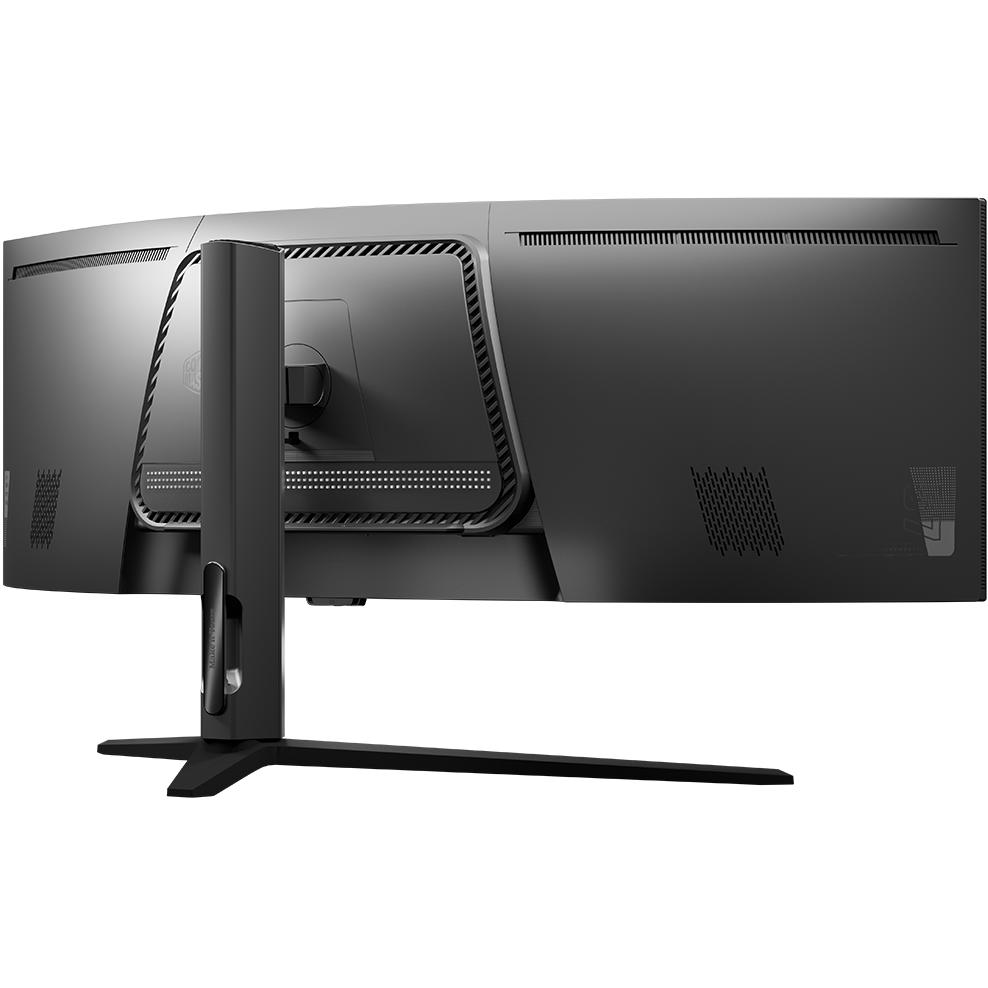 A large main feature product image of Cooler Master GP57ZS - 57" Curved Dual-4K 2160p 120Hz VA Monitor