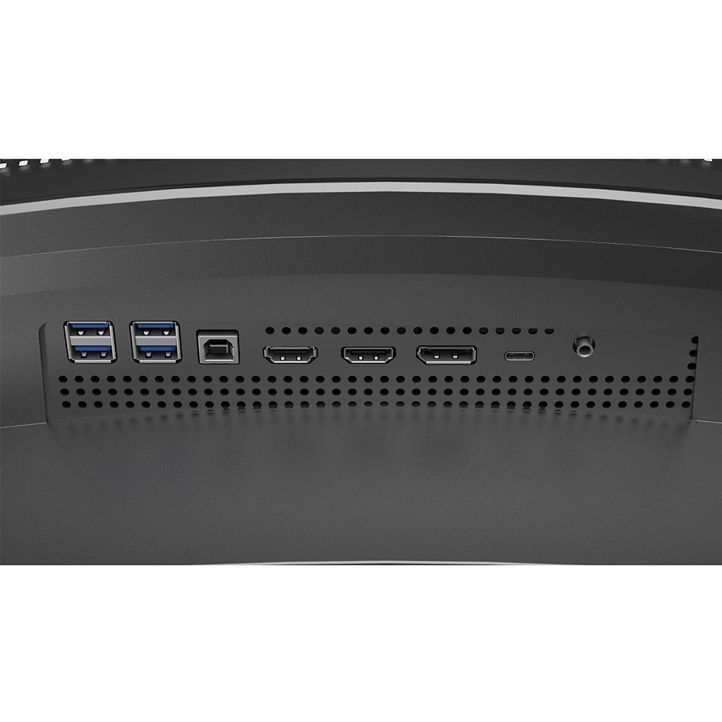 A large main feature product image of Cooler Master GP57ZS - 57" Curved Dual-4K 2160p 120Hz VA Monitor