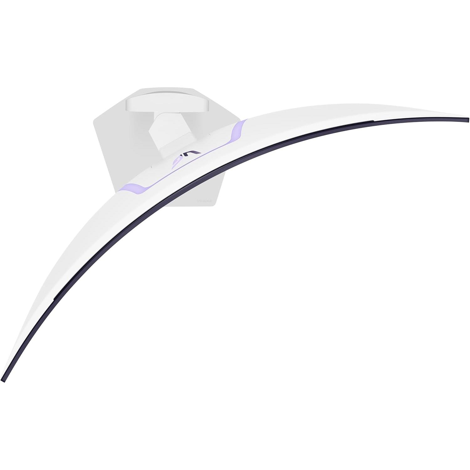 A large main feature product image of LG UltraGear OLED 39GX90SA-W - 39" Curved 1440p Ultrawide 240Hz 0.03ms Gaming Monitor (White)