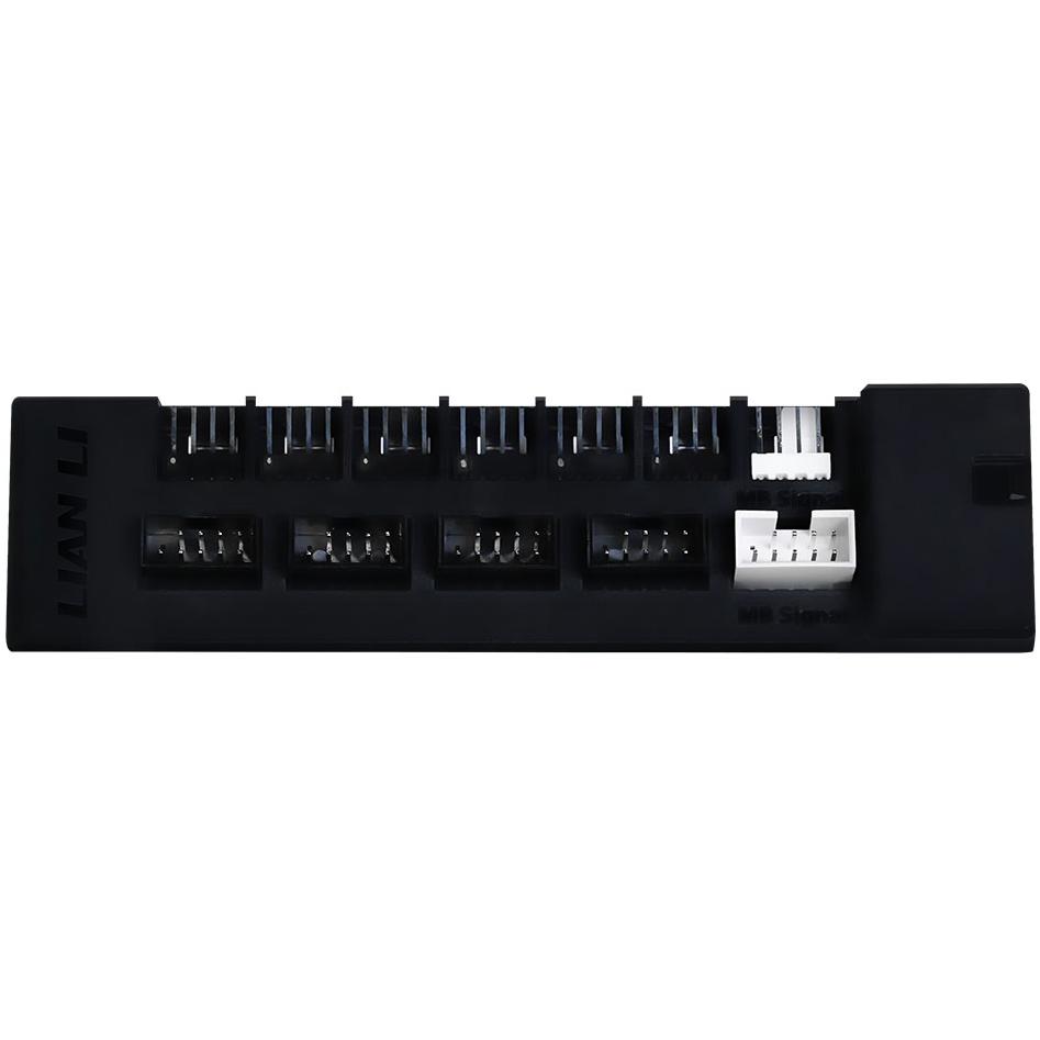 A large main feature product image of Lian Li Edge USB & Fan Hub (Black)