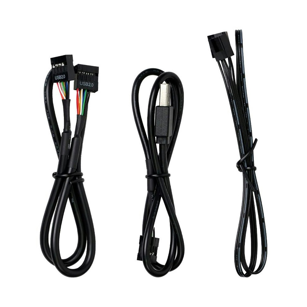 A large main feature product image of Lian Li Edge USB & Fan Hub (Black)