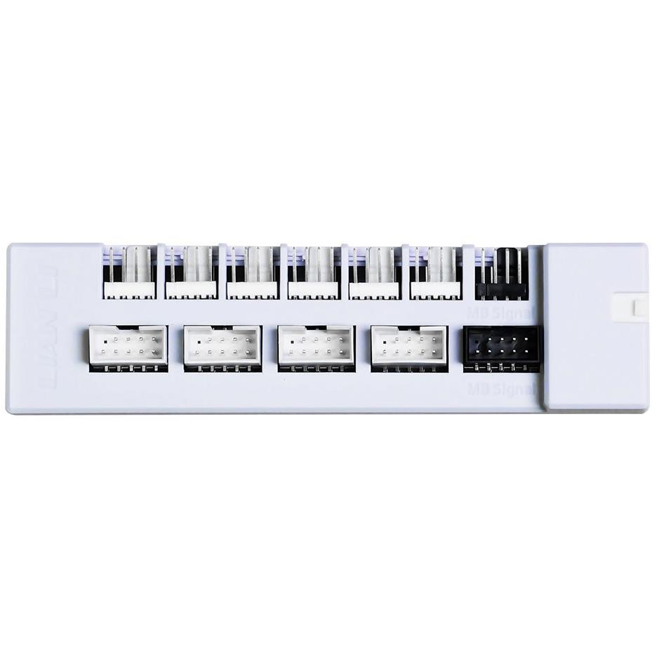 A large main feature product image of Lian Li Edge USB & Fan Hub (White)