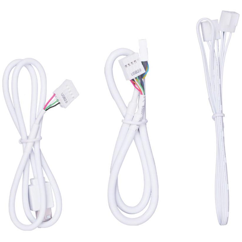 A large main feature product image of Lian Li Edge USB & Fan Hub (White)