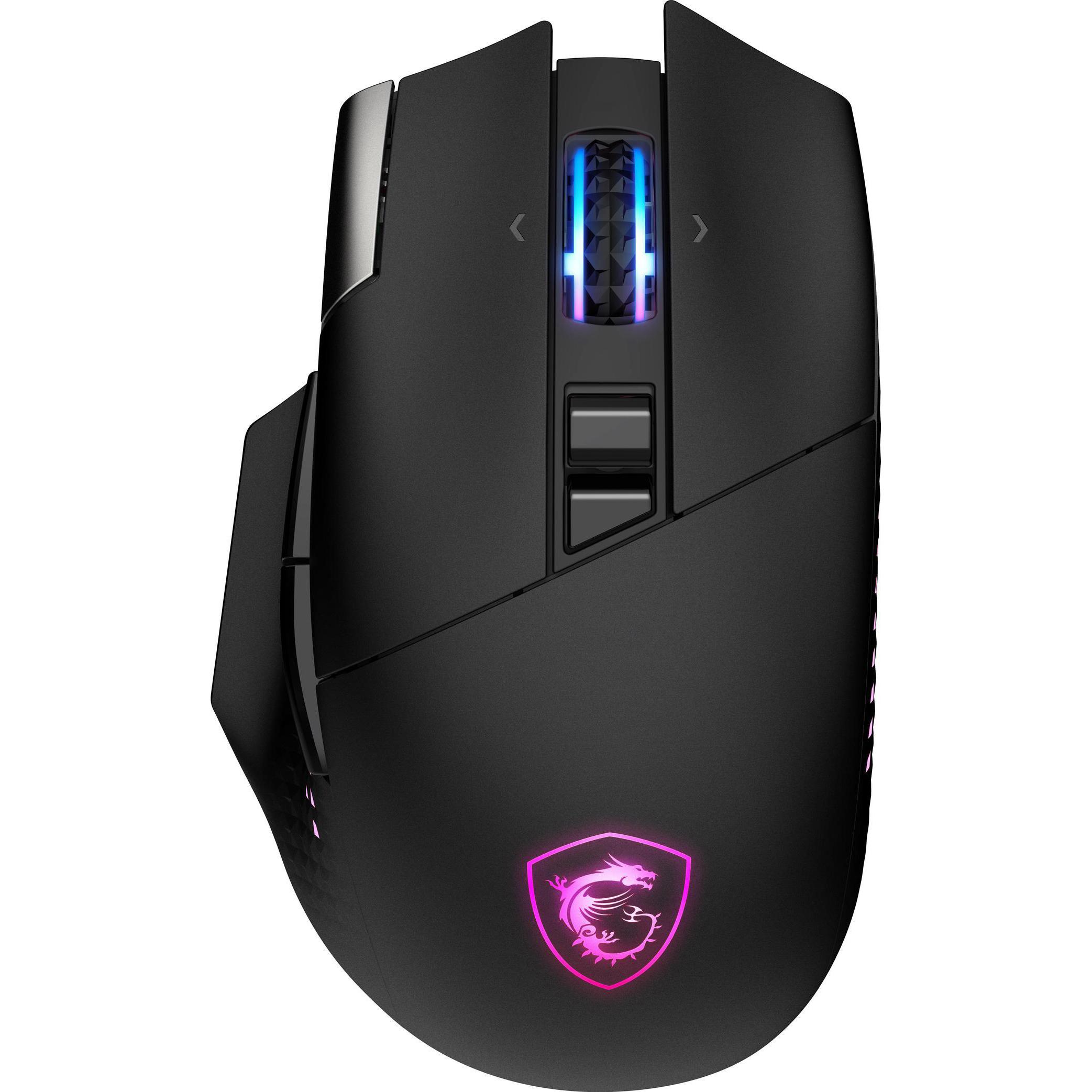 A large main feature product image of MSI Versa Pro Wireless Gaming Mouse