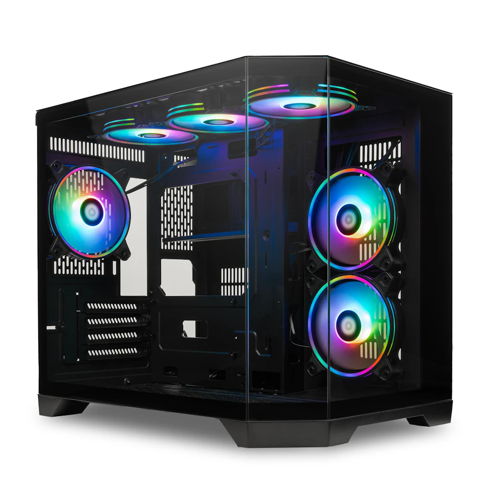 GamerChief GlassView GV10 mATX Case (Black)