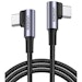 A product image of UGREEN Angled USB-C Male to Male Cable (2m)