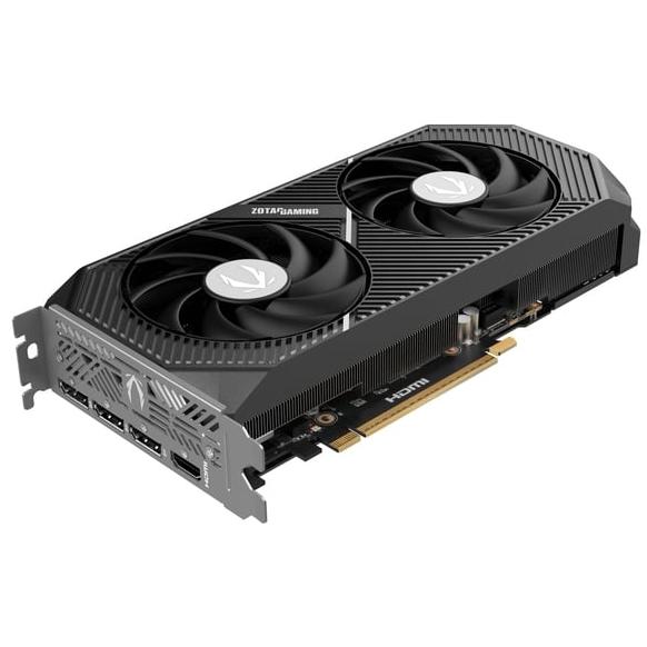 A large main feature product image of ZOTAC Gaming GeForce RTX 5070 Twin Edge OC  12GB GDDR7