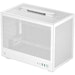 A product image of DeepCool CH160 Mesh SFF 16.5L Mini-ITX Case (White)