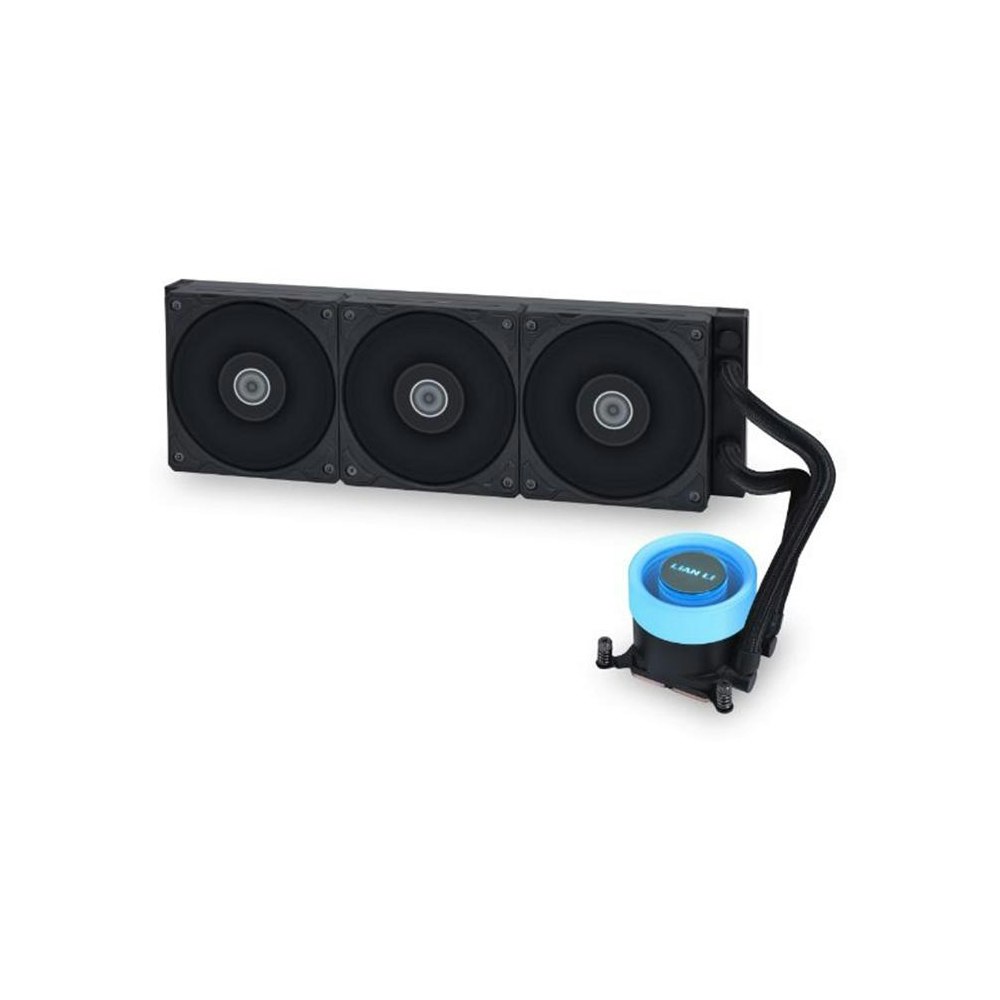 A large main feature product image of Lian Li Galahad II Lite 360mm Performance AIO Liquid CPU Cooler (Black)