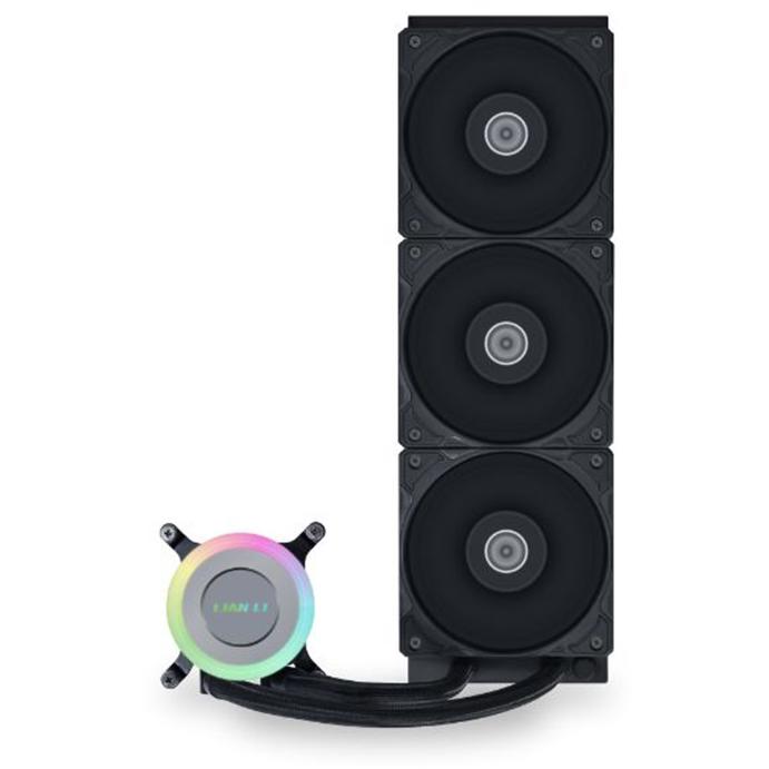 A large main feature product image of Lian Li Galahad II Lite 360mm Performance AIO Liquid CPU Cooler (Black)