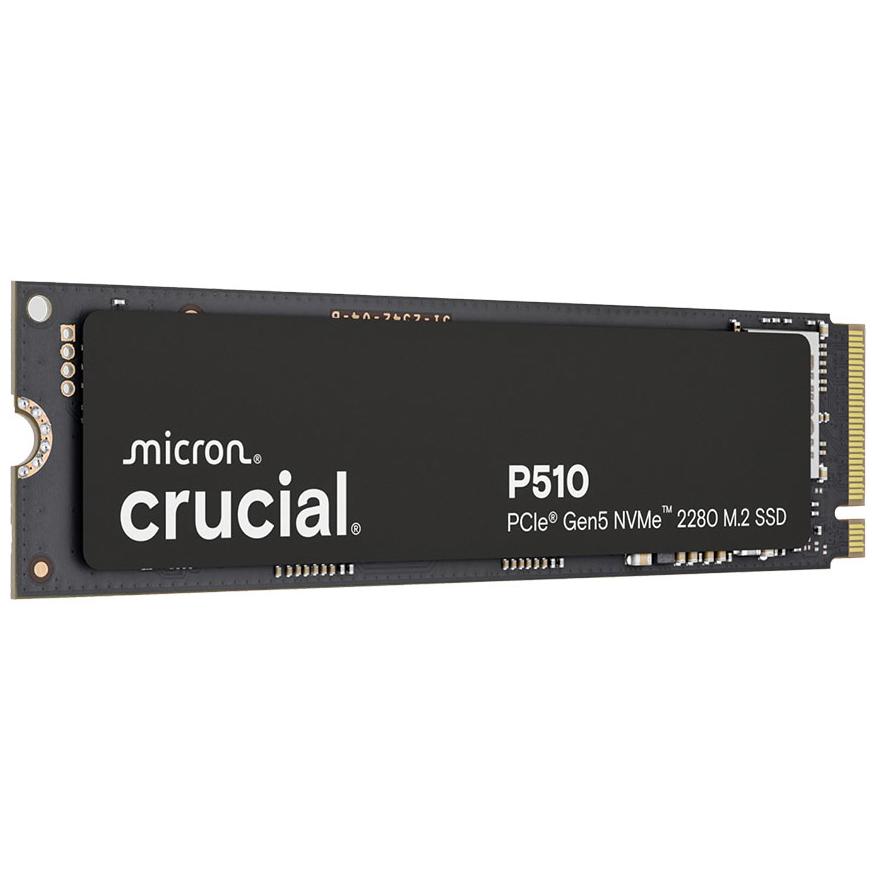A large main feature product image of Crucial P510 PCIe Gen5 NVMe M.2 SSD - 1TB