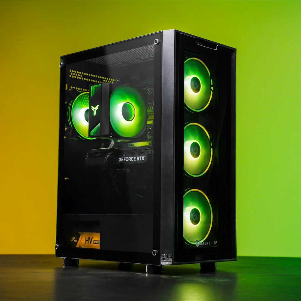 A large main feature product image of PLE Dusk RTX 4060 Prebuilt Ready To Go Gaming PC