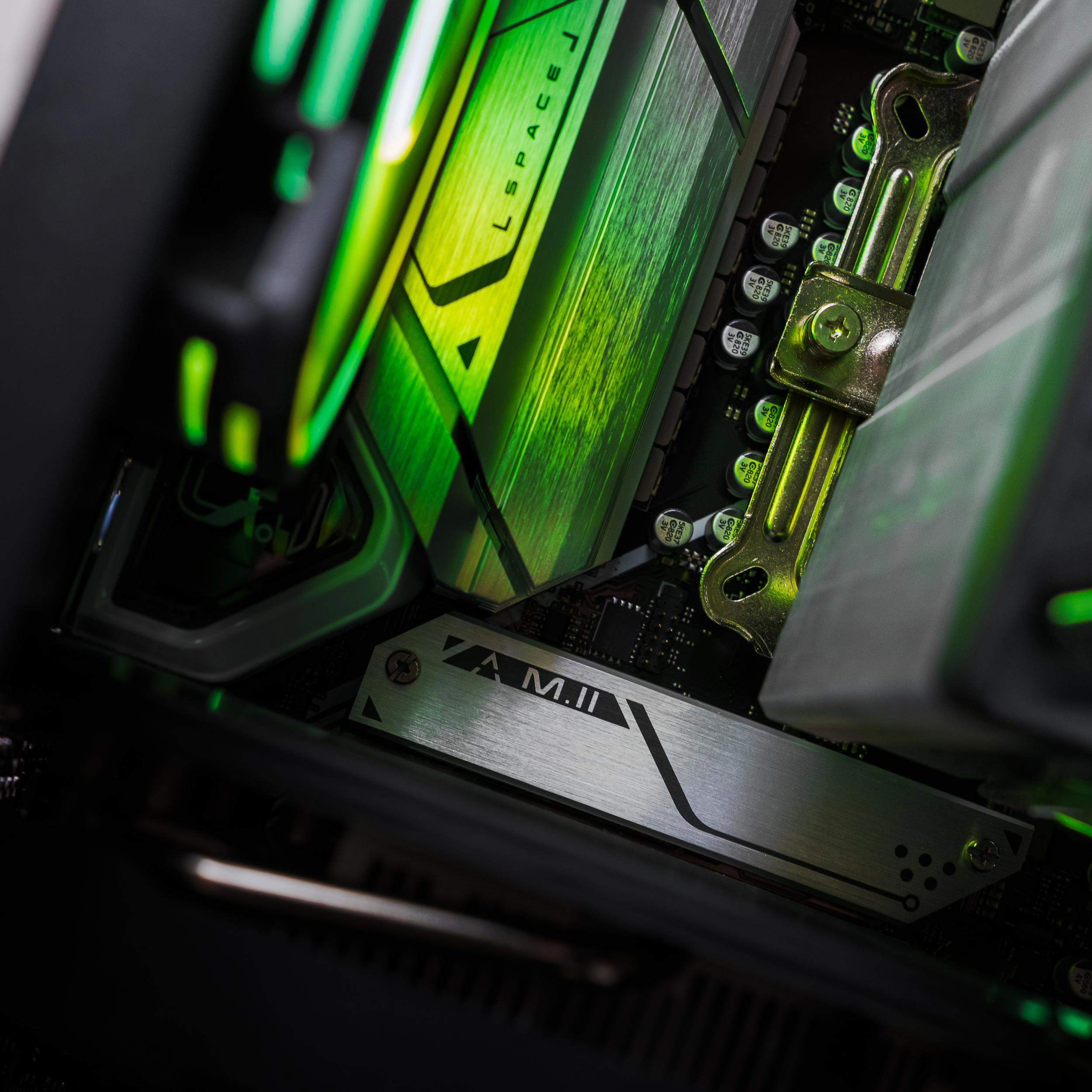 A large main feature product image of PLE Dusk RTX 4060 Prebuilt Ready To Go Gaming PC