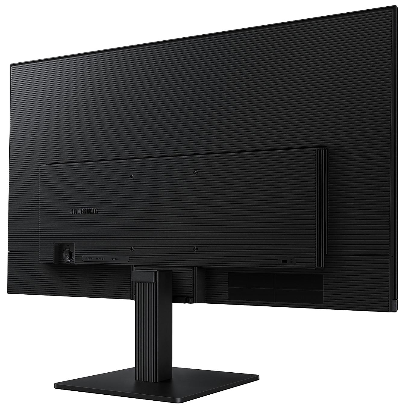 A large main feature product image of Samsung Essential S3 S32GF - 27" 1080p 120Hz IPS Monitor
