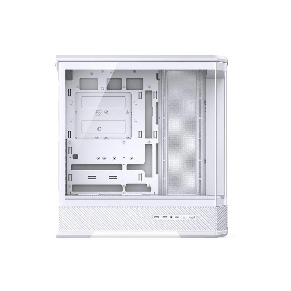 A large main feature product image of Jonsbo D400 Mid Tower Case (White)