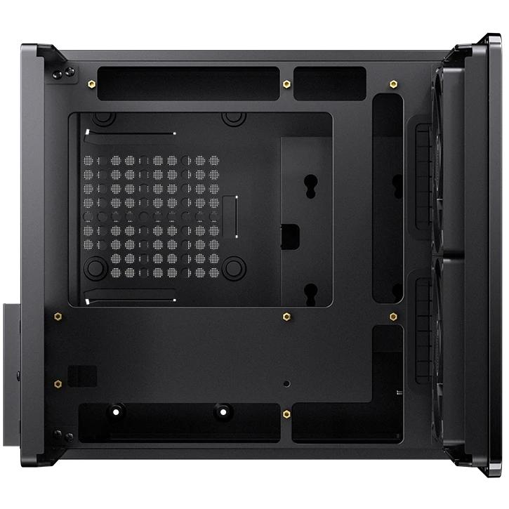A large main feature product image of Jonsbo V12 23L Compact Micro Tower Case (Black)