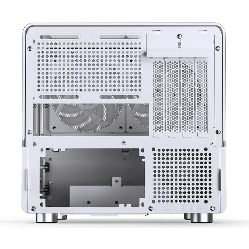 A large main feature product image of Jonsbo V12 23L Compact Micro Tower Case (White)