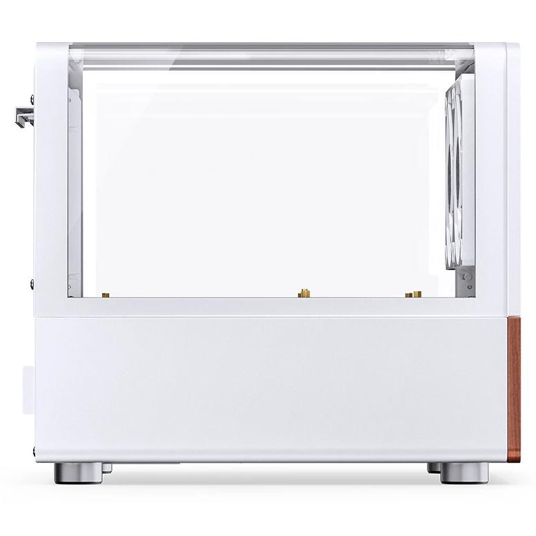 A large main feature product image of Jonsbo V12 23L Compact Micro Tower Case (White)