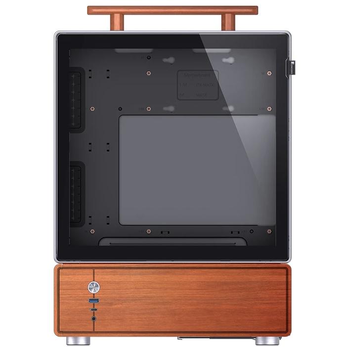 A large main feature product image of Jonsbo T7 25.8L Compact Micro Tower Case (Silver)