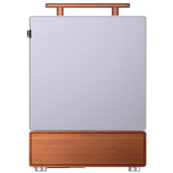 A large main feature product image of Jonsbo T7 25.8L Compact Micro Tower Case (Silver)