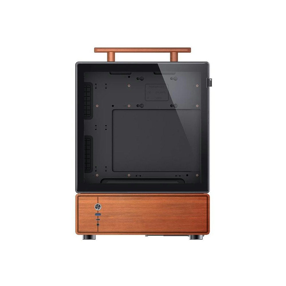 A large main feature product image of Jonsbo T7 25.8L Compact Micro Tower Case (Black)