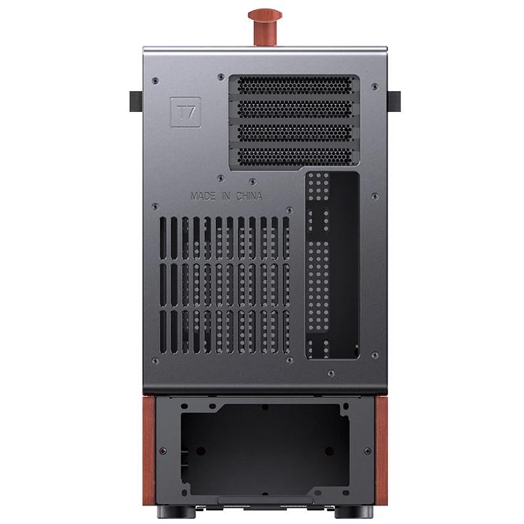 A large main feature product image of Jonsbo T7 25.8L Compact Micro Tower Case (Black)