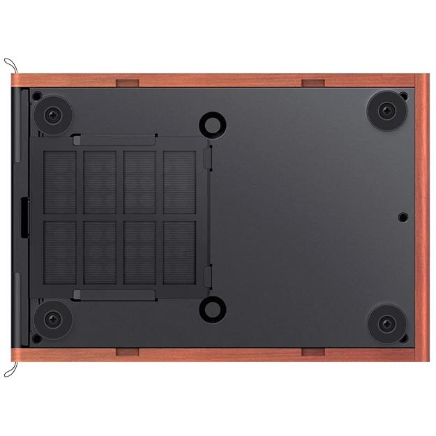 A large main feature product image of Jonsbo T7 25.8L Compact Micro Tower Case (Black)